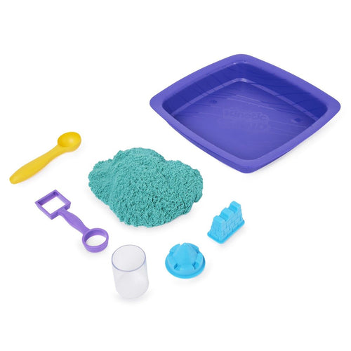 Kinetisk Sand, Glitrende Sandslottsett - Turkis