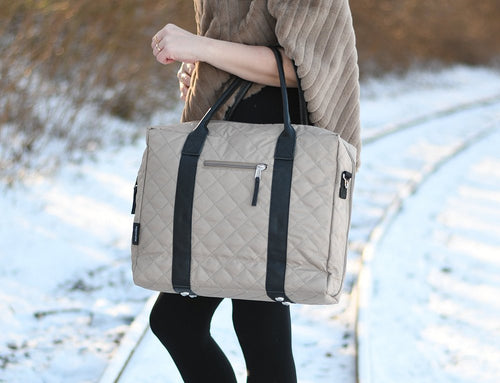 Puslespillveske, karamell