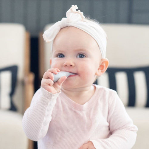 Rosa Silikonskjeer for Babyer