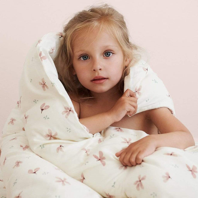 Juniorsengetøy, Vindblomst Krem