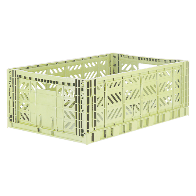 Vikbox, melon / lys grøn - Maxi