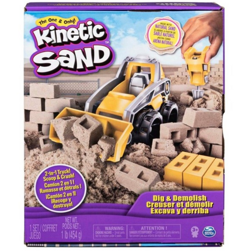 Kinetisk sand - grave- og rivesett