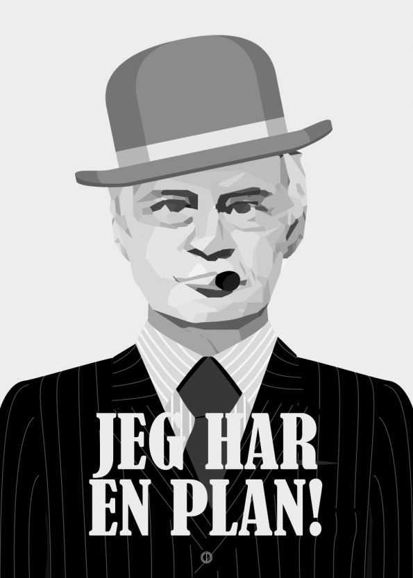 Jeg har en plan! Plakat, M (50x70, B2)