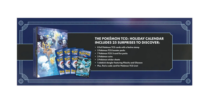 Pokemon TCG feriekalender 2023