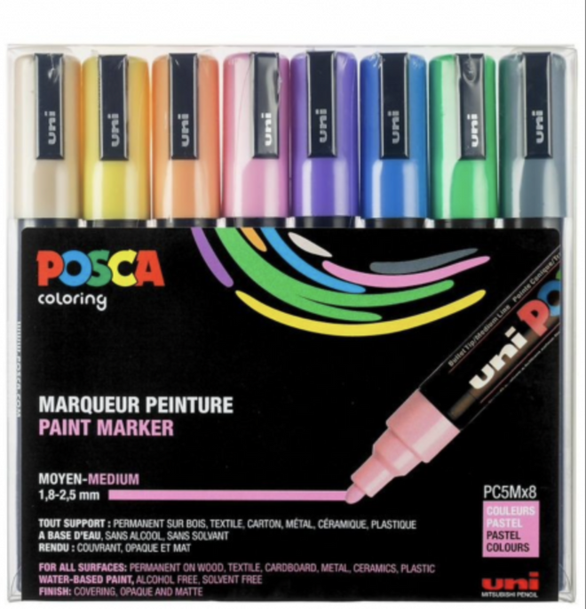 Posca tusser middels tykkelse Blekk