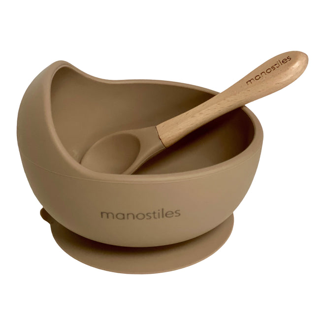 Silikone spisemåtte, taupe