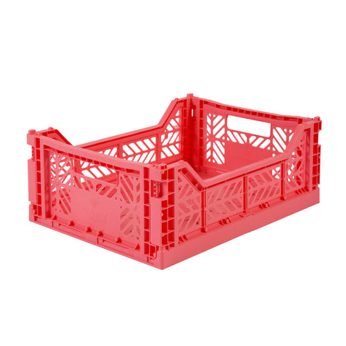 Vikbox, mørkerosa - Medium