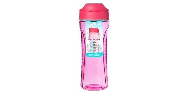 Drikkeflaske, Tritan - Rosa (600 ml)