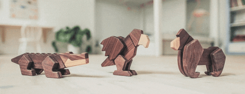 Krokodille Træfigur