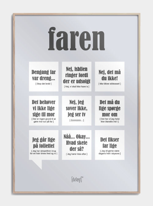 Stilig Far Plakat, M (50x70, B2)