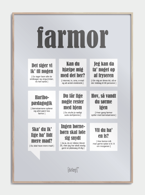 Farmors Plakat, S (30x42, A3)