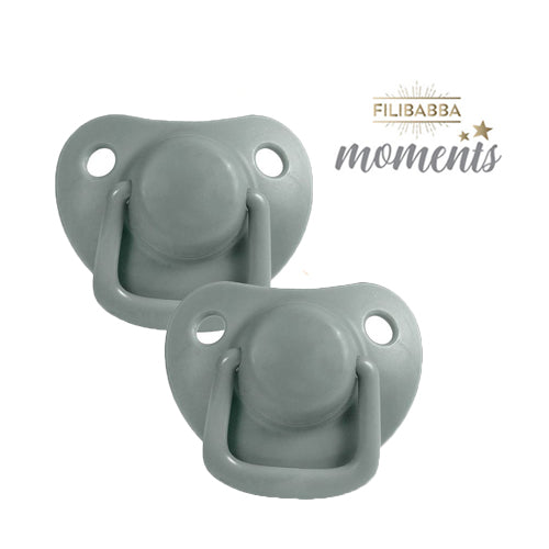 Nappar 2-pak, 0-6 måneder - Mørk Mint