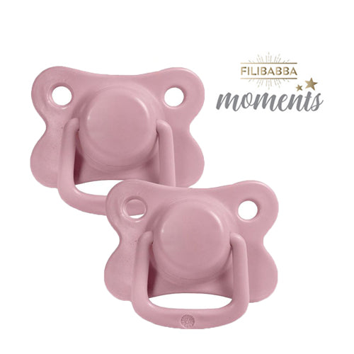 Nappar 2-pak, +6 måneder - Støvet Rosa