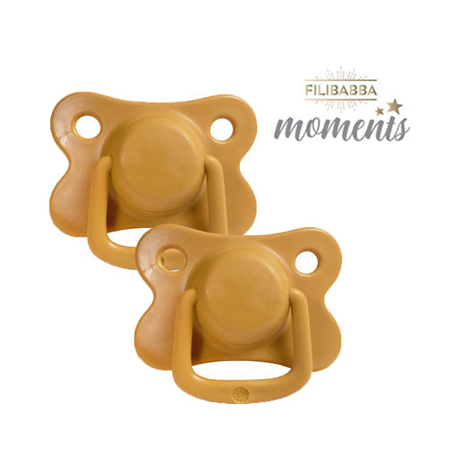 Nappar 2-pak, +6 måneder - Guld Sennep