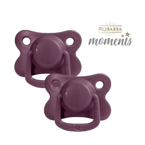 Nappar 2-pak, +6 måneder - Blomme