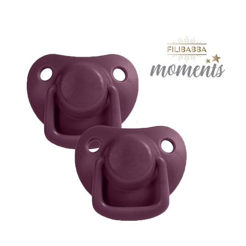 Nappar 2-pak, 0-6 måneder - Blomme