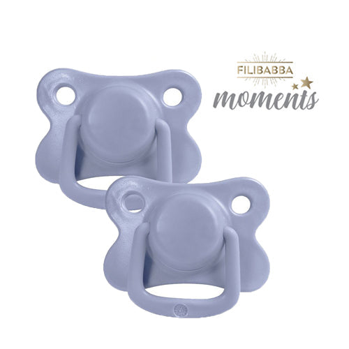 Nappar 2-pak, +6 måneder - Pulversky blå