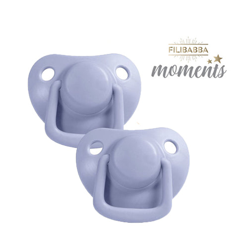 Nappar 2-pak, 0-6 måneder - Pudderblå