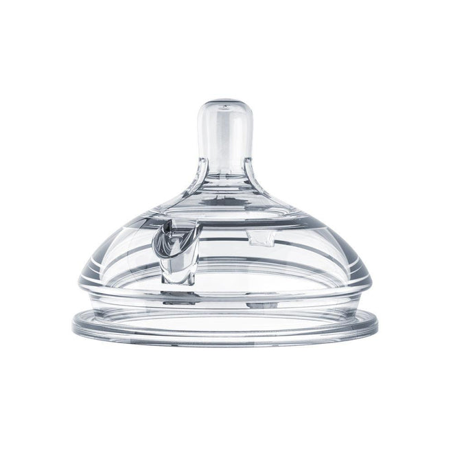 Silikonflaskenap til 6+ måneder