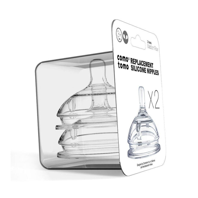 Silikonflaskenap til 6+ måneder