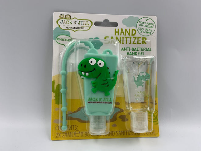 Hånddesinfeksjon med Søt Dinosaurholder