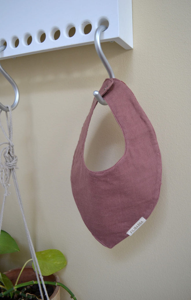 Myk Muslin Haklapp - Støvete Rosa