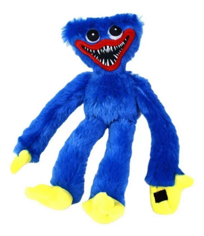 Kosebamse Huggy Wuggy, 40 cm - Blå