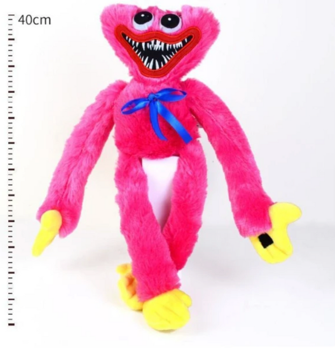 Kosebamse Huggy Wuggy, 40 cm - Rosa