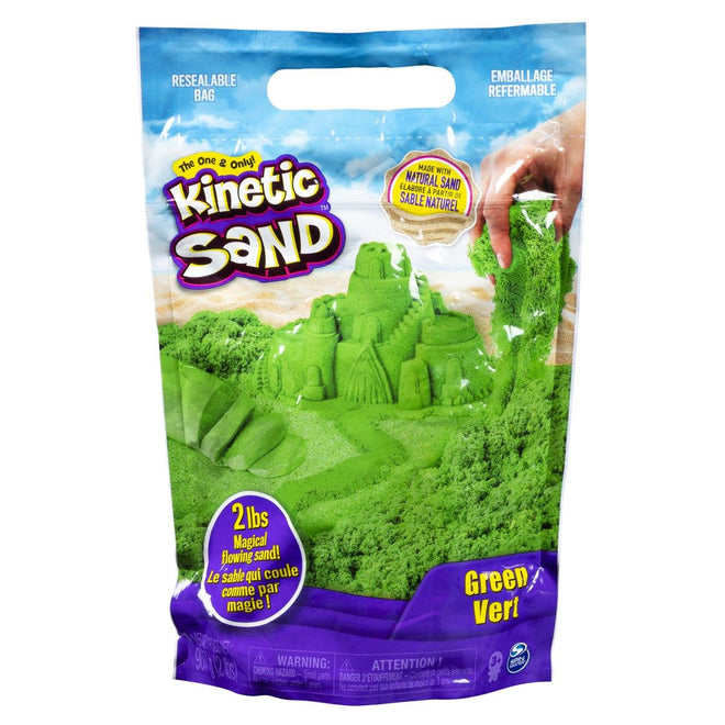 Kinetisk Sand Fargepose, Grønn