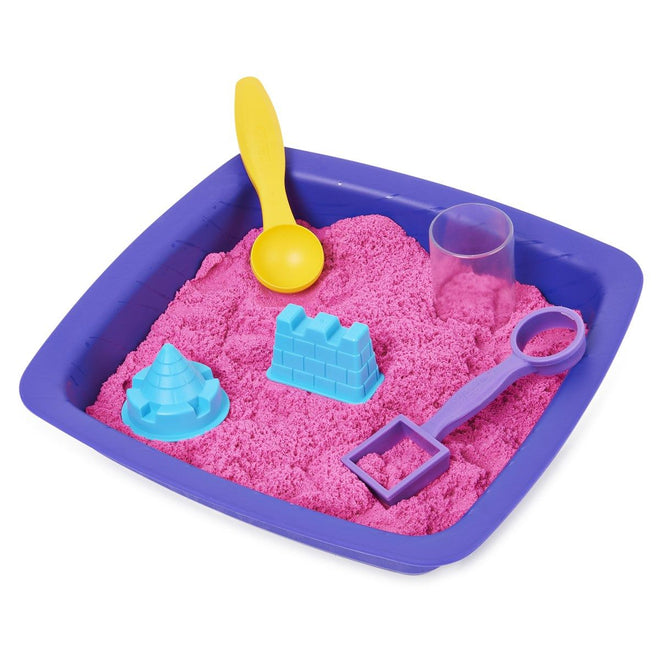 Kinetisk Sand, Glitrende Sandslottsett - Rosa