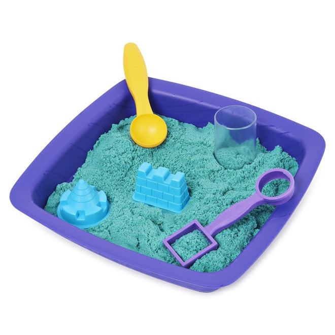 Kinetisk Sand, Glitrende Sandslottsett - Turkis