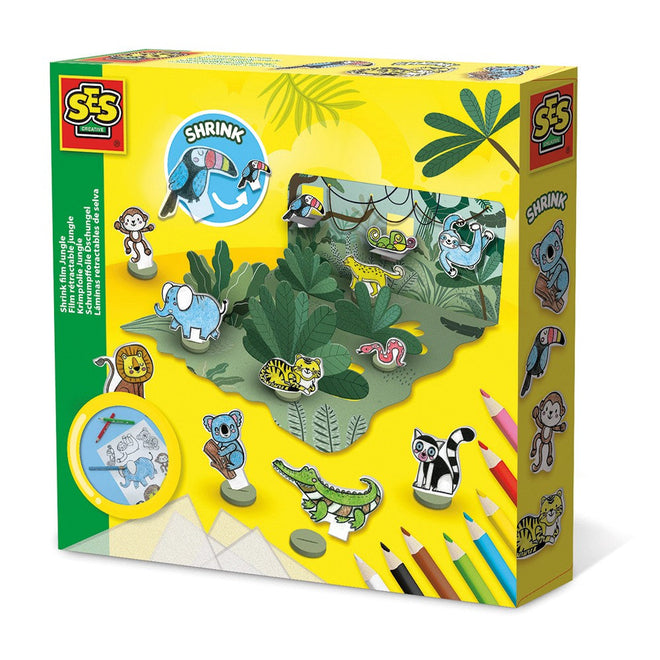 Krympplast med Jungletema
