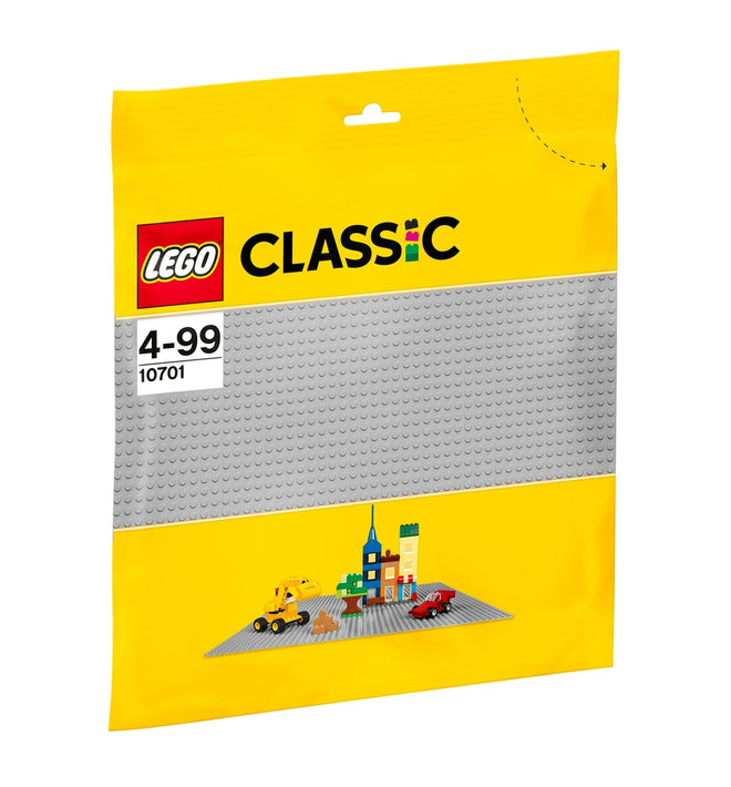 Lego Byggeplate - Grå (38 x 38 cm)