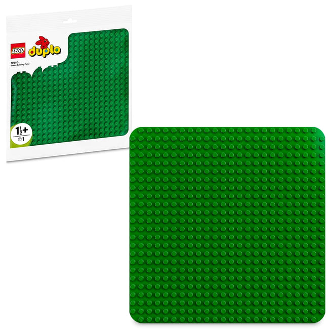 Lego Duplo Byggeplate - Grønn (24 x 24 Knotter)