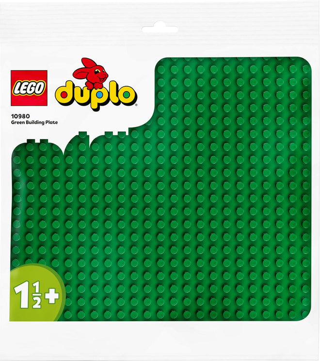 Lego Duplo Byggeplate - Grønn (24 x 24 Knotter)