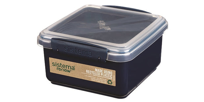 Matboks med Bestikk - Blå