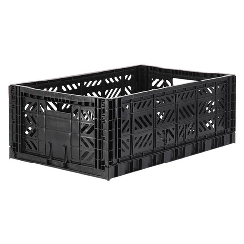 Vikbox, Sort - Stor