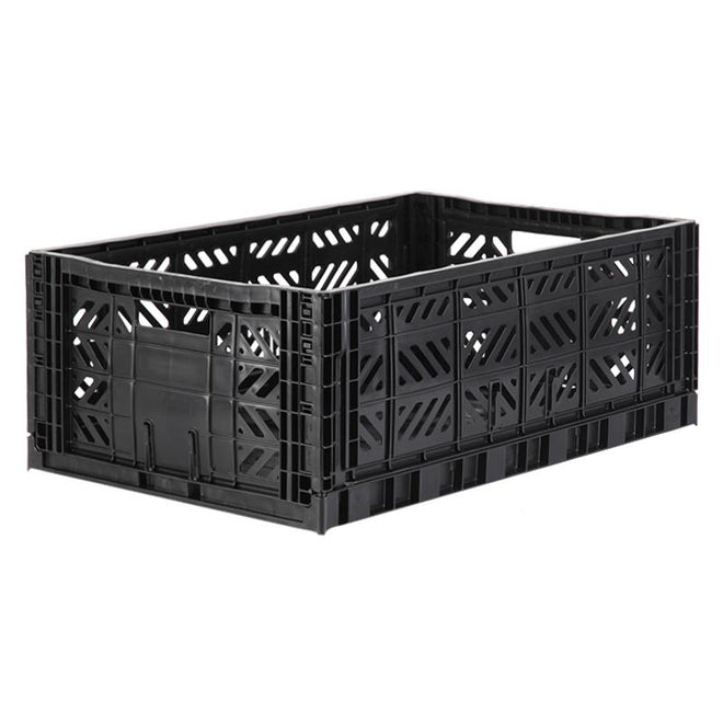 Vikbox, Sort - Stor