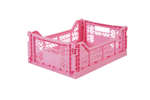 Vikbox, baby pink - Mellem