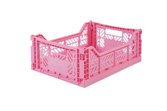 Vikbox, baby pink - Mellem