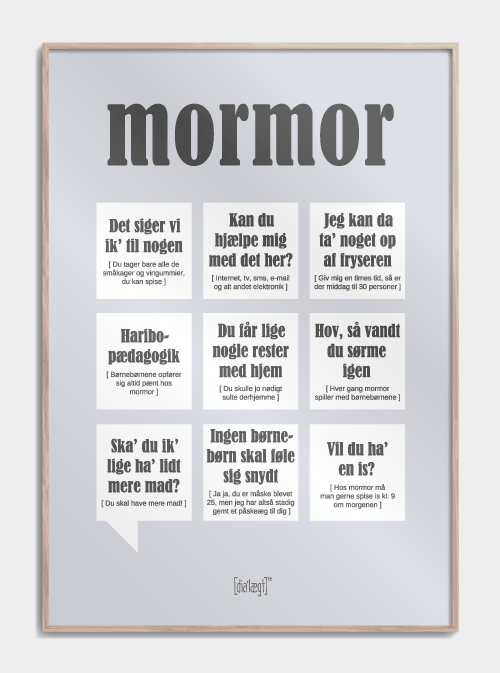 Mormors Minner - Plakat, M (50x70, B2)