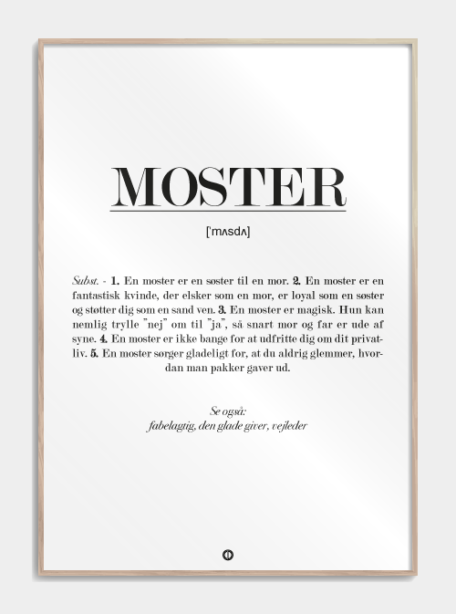 Moster Definisjon Plakat, S (29,7x42, A3)