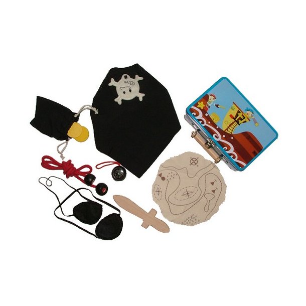 Piratkoffert i metall