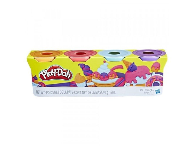 Play-Doh, 4 Bøtter - Pastellmiks