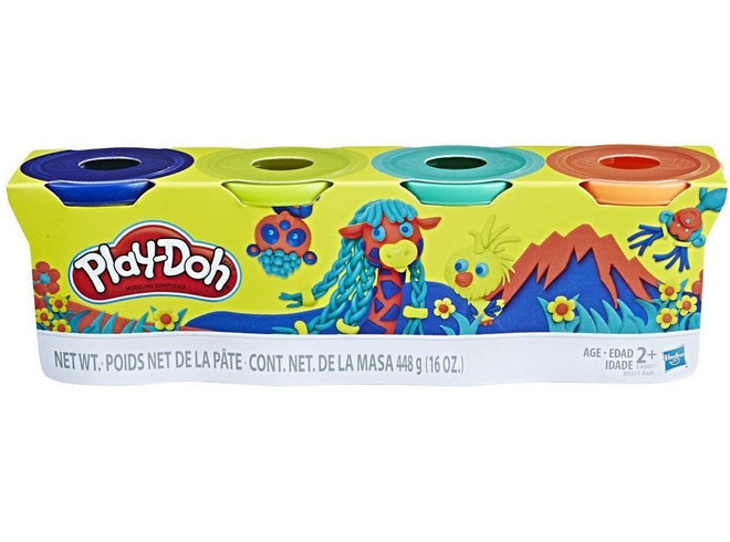 Play-Doh, 4 Bøtter - Ville Dyr