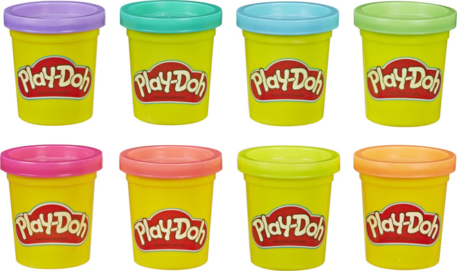 Play-Doh - Neonsett med 8 bokser