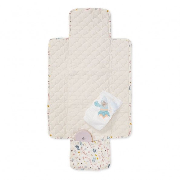 Quiltet Stellematte, Pressede Blader Rose