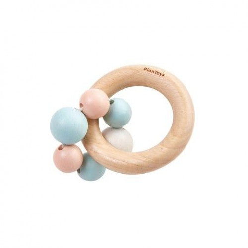 Plan Toys rasle, pastelfarver