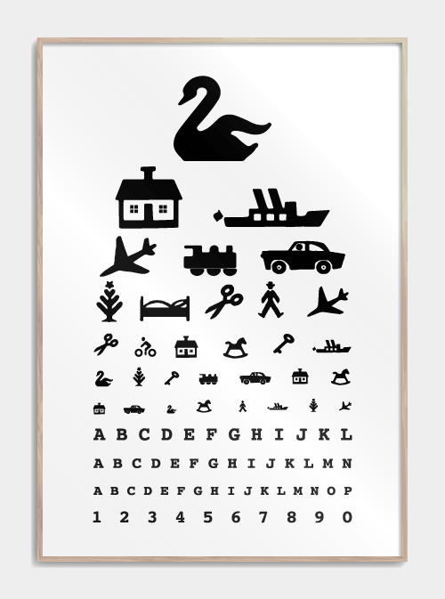 Retro skiltplakat, M (50x70, B2)