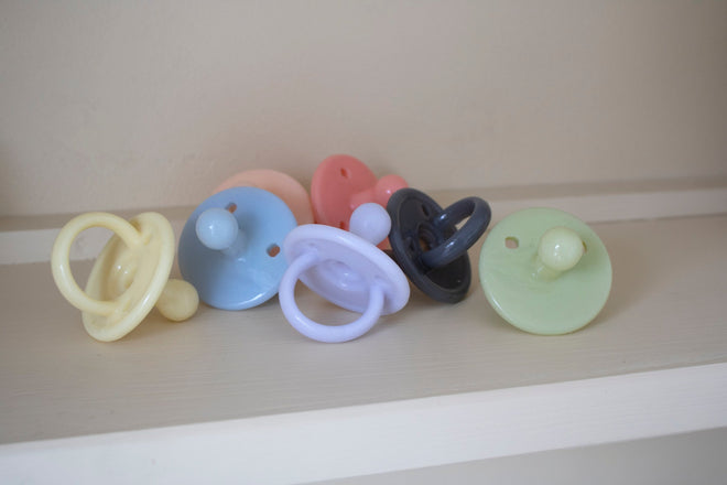 Silikon Smokk 2-pk, 0-36 mnd - Lys Banan